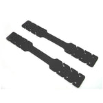 FACE MASK EAR SAVER STRAP BLACK FLEXIBLE ADJUSTABLE