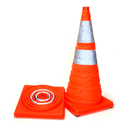 SAFETY TRAFFIC CONE COLLAPSIBLE ORANGE