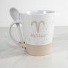 ARIES ZODIAC MUG W/SPOON
