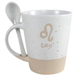 LEO ZODIAC MUG W/SPOON