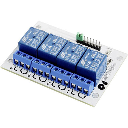RELAY MODULE 4 CHANNEL INTERFACE BOARD HIGH CURRENT IP:5-12VDC