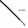 WIRE STRANDED 22AWG 2500FT BLACK TC