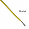 WIRE STRANDED 22AWG 100FT YELLOW TC PVC FT1 300V 15C