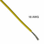 WIRE STRANDED 18AWG 1000FT YELLO TC PVC FT1 3V 15C{{