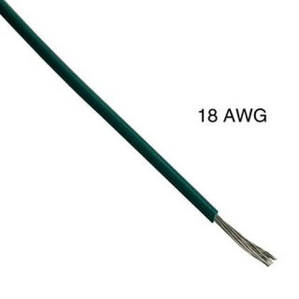 WIRE STRANDED 18AWG 100FT GREEN TC PVC FT1 3V 15C