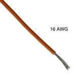 WIRE STRANDED 16AWG 100FT ORANGE TC PVC FT1 3V 15C