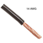 WIRE STRANDED 14AWG 100FT BLACK TC PVC FT1 600V 105C