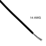 WIRE AUTOMOTIVE 14AWG 8FT BLACK