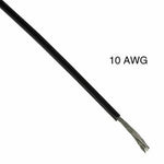WIRE STRANDED 10AWG 100FT BLACK TEW PVC FT1 6V 15C