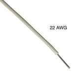 WIRE SOLID 22AWG 100FT WHITE TR64 TC PVC FT1 3V 15C