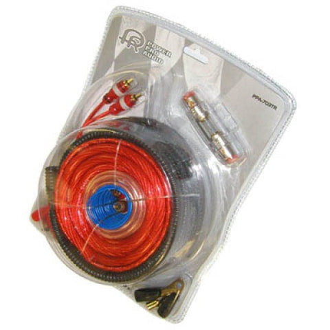 CAR AUDIO KIT 4AWG 1500W 16FT 10AWG SPKR CABLE & WIRING KIT