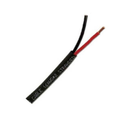 SPEAKER WIRE AWG 16 2C 1000FT DIRECT BURIAL BLACK JACKET