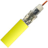 COAX CABLE RG6 QUAD SH YEL 1000FT