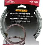 STEEL WIRE 1.5MM DIA 30.5METER LONG MULTI-PURPOSE FLEXIBLE