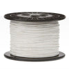 TEFLON WIRE STRANDED 18AWG 700F WHT UNSHLD SILVER PLATED COPPER{