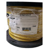 CABLE CAT5E FT4 SOL YEL 1000FT UTP 4P/24AWG CMR SPOOL GIGABASE