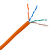CABLE CAT5E FT4 SOL ORG 1000FT UTP CMR 4P/24AWG 350MHZ