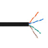 CABLE CAT6 CM STR BLK 1000FT 4P/24AWG