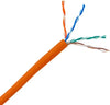 CABLE CAT6 CM STR ORANGE 1000FT 4P/24AWG