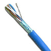 CABLE CAT5E FT4 SOL BLU SHLD 1000FT STP CMR 4P/24AWG 350MHZ