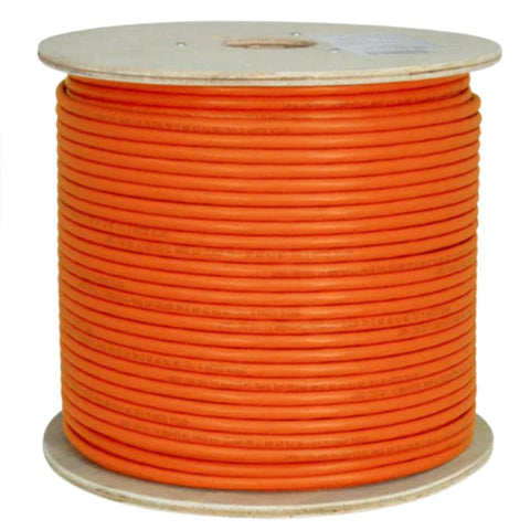 CABLE CAT6A ULTRATHIN FT4 STR ORG 1000FT 4P/28AWG SPOOL 10GIG
