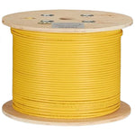 CABLE CAT6A ULTRATHIN FT4 STR YEL 1000FT 4P/28AWG SPOOL 10GIG