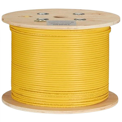 CABLE CAT6A ULTRATHIN FT4 STR YEL 1000FT 4P/28AWG SPOOL 10GIG