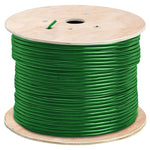 CABLE CAT6A ULTRATHIN FT4 STR GRN 1000FT 4P/28AWG SPOOL 10GIG