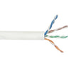 CABLE CAT6A ULTRATHIN FT4 STR wht 1000FT 4P/28AWG SPOOL 10GIG