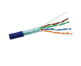 CABLE CAT5E FT6 SOL BLU SHLD 1000FT F/UTP 350MHZ CMP PLENUM