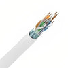 CABLE CAT6 FT6 SOL WHT SH 500FT 4PR 23AWG F/UTP CMP