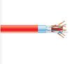 CABLE CAT6A FT6 SOL SH RED 1000F 4PR 23AWG 65MHZ F/UTP CMP SPOOL