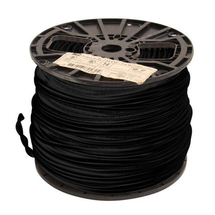 LEAD WIRE 2C 18AWG UNSH 700FT BK 16TC 1IN LAY 600V 105C UL1015