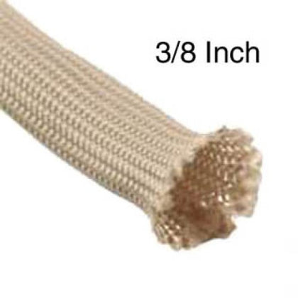 FIBERGLASS EXPANDABLE SLEEVE 3/8 INCH 10FT NATURAL 240 DEGREE CEL