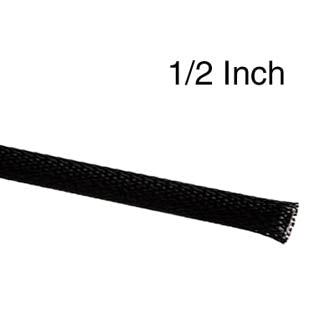 EXPANDABLE SLEEVE 1/2IN BLACK 7F POLYETHELENE