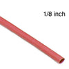 TUBING HST 1/8INX4FT SW RED 2:1 600V 125C