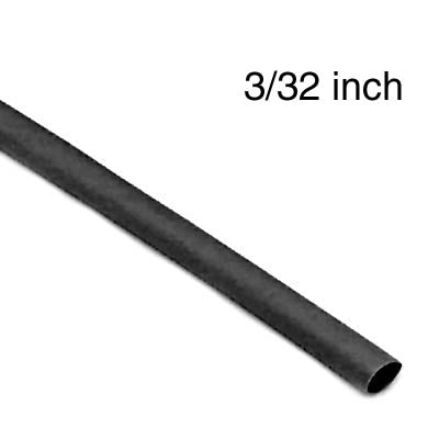 TUBING HST 3/32INX4FT SW BLK 2:1