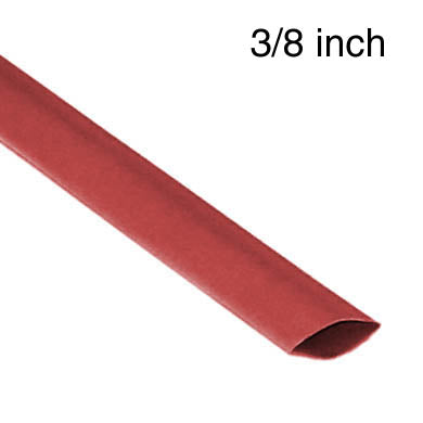 TUBING HST 3/8INX4FT SW RED 2:1