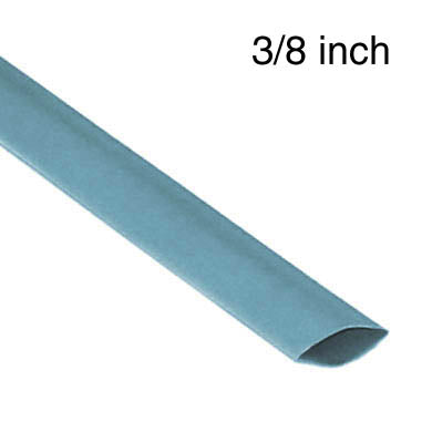 TUBING HST 3/8INX4FT DW BLU 3:1 600V 125C ADHESIVE