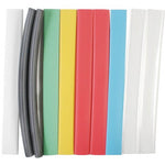 TUBING HST 3/8IN X 6IN ASSORTED COLORS 10PCS/PACK SHRINK 2:1