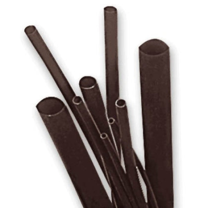 TUBING HST 1/2IN X 4IN BLK POLYOLEFIN HEAT SHRINK TUBE