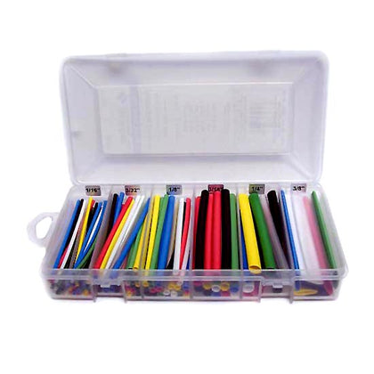 TUBING HST KIT 1/16 TO 3/8IN 4IN LENGTH ASSORTED COLOURS