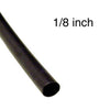 TUBING HST 1/8INX4FT DW BLK 3:1 600V 125C ADHESIVE