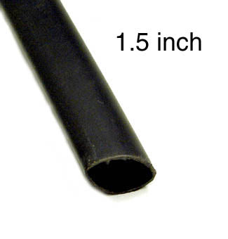 TUBING HST 1-1/2INX4FT DW BLK 3:1 600V 125C ADHESIVE