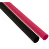 TUBING HST 1/4INX3IN DW BLK/RED ADHESIVE 2PCS/SET