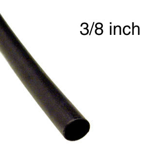 TUBING HST 3/8INX6IN DW ADHESIVE