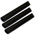 TUBING HST 1/2INX3IN DW ADHESIVE BLACK