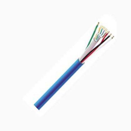 CABLE CAT5E + 16/4 AUDIO 500FT CMR PURPLE COMBINATION