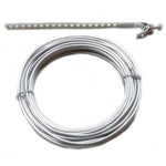 GROUND WIRE 8AWG ALUMINIUM 25FT WITH BRACKET