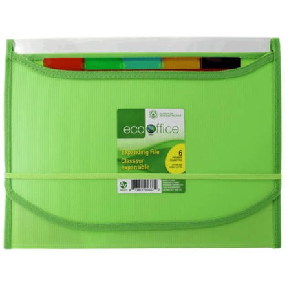 FILE POLY EXPANDING 6 POCKETS